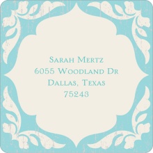 Rustic Finish -- Current Address Labels