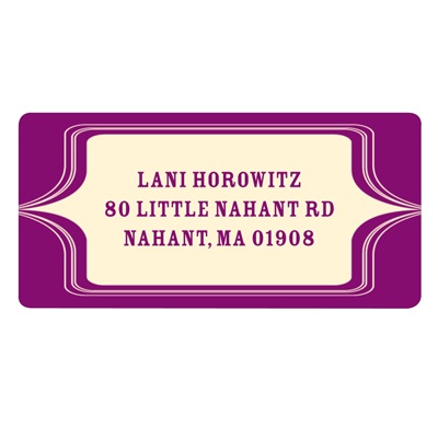 Classy Side Sweep -- Classy Address Labels