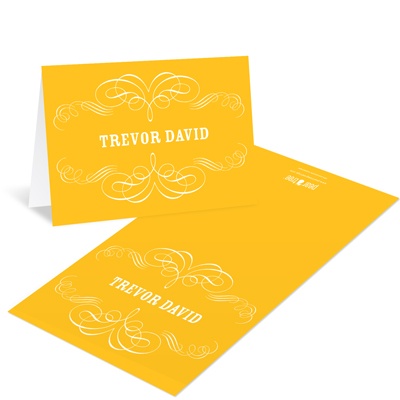 Chic Flourish -- Bat & Bar Mitzvah Thank You Cards