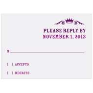Crown Emblem in Purple 