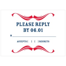 Simple Swirls -- Party Response Cards