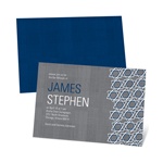 Grosgrain Sketch -- Modern Bar Mitzvah Invitations