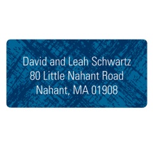 Imaginative Imprint -- Blue Address Labels