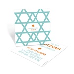 Molded Stars -- Custom Bar Mitzvah Invitations