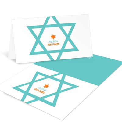 Star of David Delight -- Modern Thank You Cards