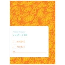 Flowing Pattern -- Bat Mitzvah Reply Cards