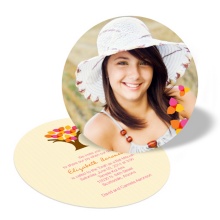 Round the Tree -- Bat Mitzvah Invitations