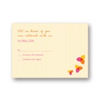 Blushing Bat Mitzvah -- Custom RSVP Cards