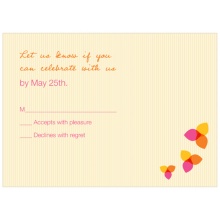 Blushing Bat Mitzvah -- Custom RSVP Cards
