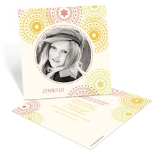 Circling Creative Designs -- Fun Bat Mitzvah Invitations