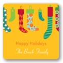 Hang the Christmas Stockings -- Christmas Gift Stickers