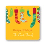 Hang the Christmas Stockings -- Christmas Gift Stickers
