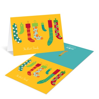 Hang the Christmas Stockings -- Christmas Thank You Notes