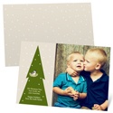 Falling Flakes -- Recycled Holiday Photo Cards