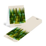 Modern Christmas Trees -- Holiday Thank You Cards