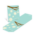 Whimsical Snowflakes -- Holiday Thank You Notes