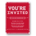 Particular Pattern -- Ugly Sweater Christmas Party Invitations