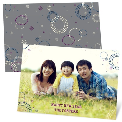 Contemporary Spotlight -- Happy New Years Photo Cards