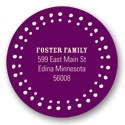 Contemporary Spotlight -- Holiday Address Labels