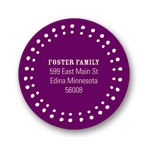 Contemporary Spotlight -- Holiday Address Labels