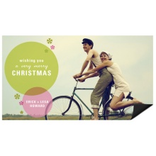 Stylish and Flashy -- Magnet Christmas Cards