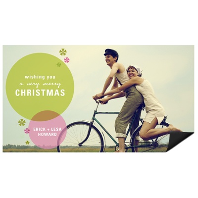 Stylish and Flashy -- Magnet Christmas Cards