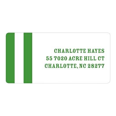 Stripes and Borders -- Classic Address Labels