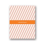 Angled Effect Stripes -- Personalized Thank You Cards
