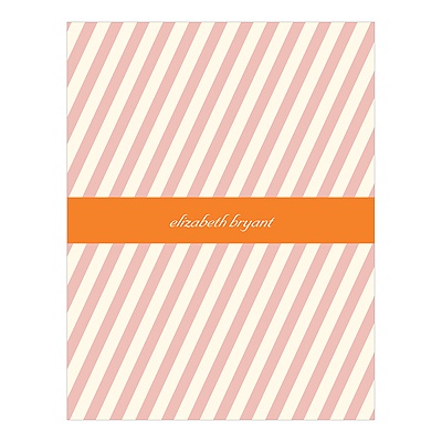 Angled Effect Stripes -- Personalized Thank You Cards