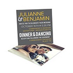 Modern Message -- Poster Wedding Invitations