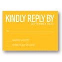 Modern Message -- Wedding Invitation Response Cards