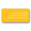 Modern Message -- Wedding Address Label