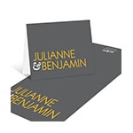 Modern Message -- Personalized Wedding Thank You Cards