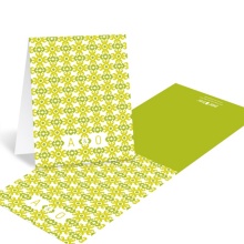 Vintage Pattern -- Monogram Wedding Thank You Cards