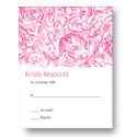 Chic Blossoms -- Wedding Reply Cards