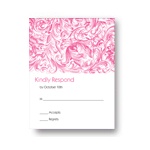 Chic Blossoms -- Wedding Reply Cards