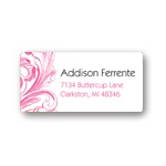 Chic Blossoms -- Personalized Wedding Address Labels