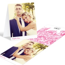 Chic Blossoms -- Wedding Photo Thank You Notes