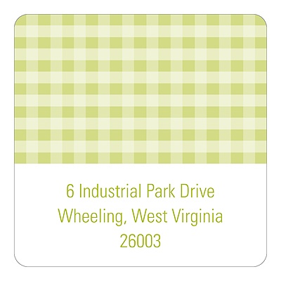 Gingham Treatment -- Baby Boy Thank You Notes