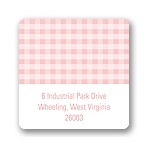 Gingham Treatment -- Baby Girl Thank You Notes