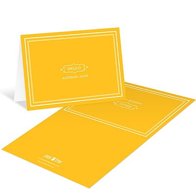 Contemporary Frames -- Personalized Baby Thank You Cards