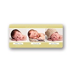 Modern Multiples -- Triplet Baby Announcements