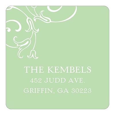 Charming Chic -- Baby Gift Tag Stickers