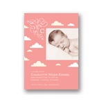 Among the Clouds -- Unique Photo Baby Announcements