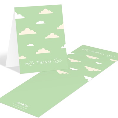 Among the Clouds -- Baby Thank You Notes