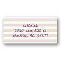 Striped and Scripted -- Address Labels