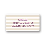 Striped and Scripted -- Address Labels