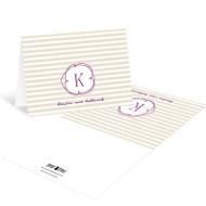 Stripes and Swirls Monogram 