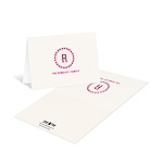 Merry Little Monogram -- Thank You Cards