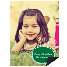 Squiggles, Sketches and Scallops -- Magnet Christmas Cards